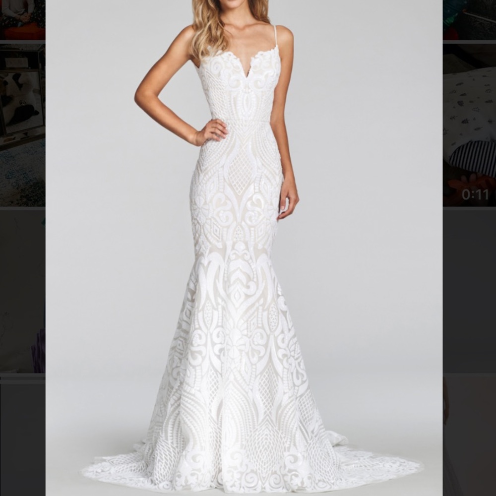 Hayley Paige Blush Wedding Dress